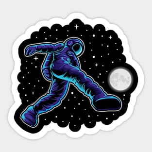 Astroball in Space Sticker